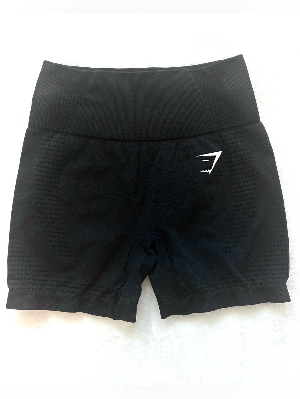 Gymshark vital 2.0 bike shorts 3inch black grey marle size small